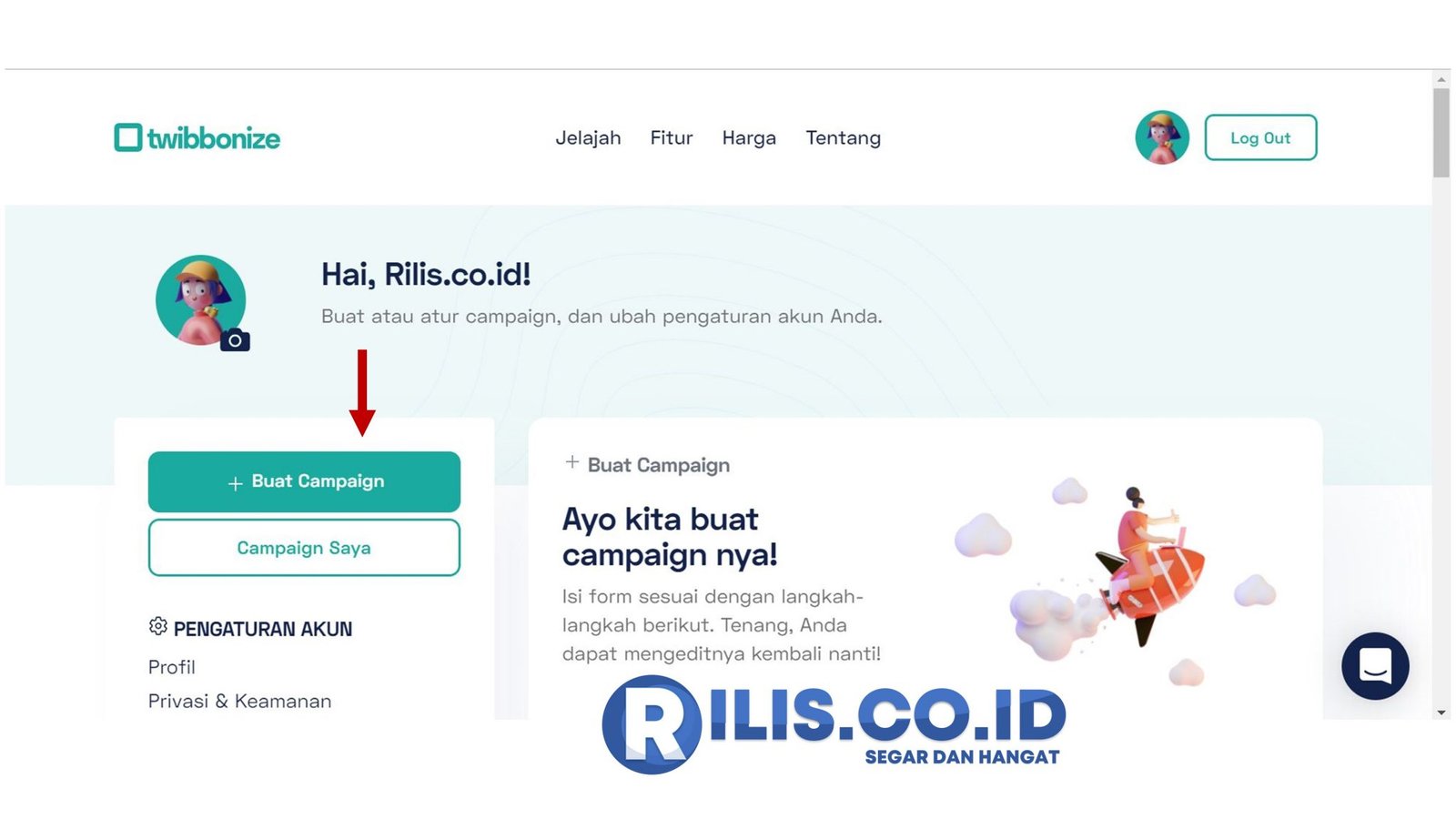 Cara Mudah Membuat Bingkai Di Twibbonize | Rilis Informasi